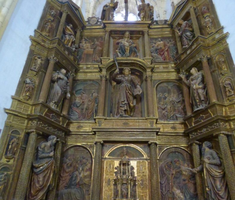Retablo mayor de la Iglesia de Santa Eugenia de Villegas
