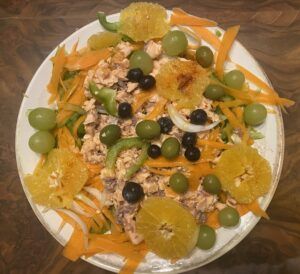 Efecto genoprotector de la dieta mediterránea: productos frescos y de temporada (fruta, verdura, pescado, aceite de oliva virgen extra).
